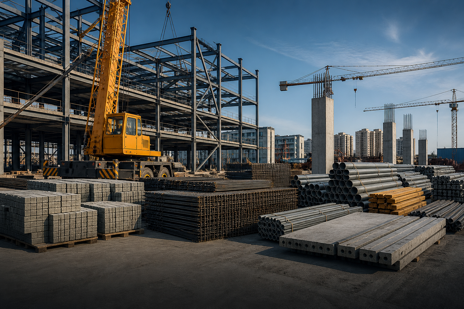 Matériaux de construction et infrastructure
